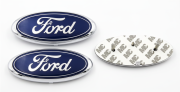 Mocowanie tył bolce taśma 3M emblemat znaczek Ford 147x57mm montaż